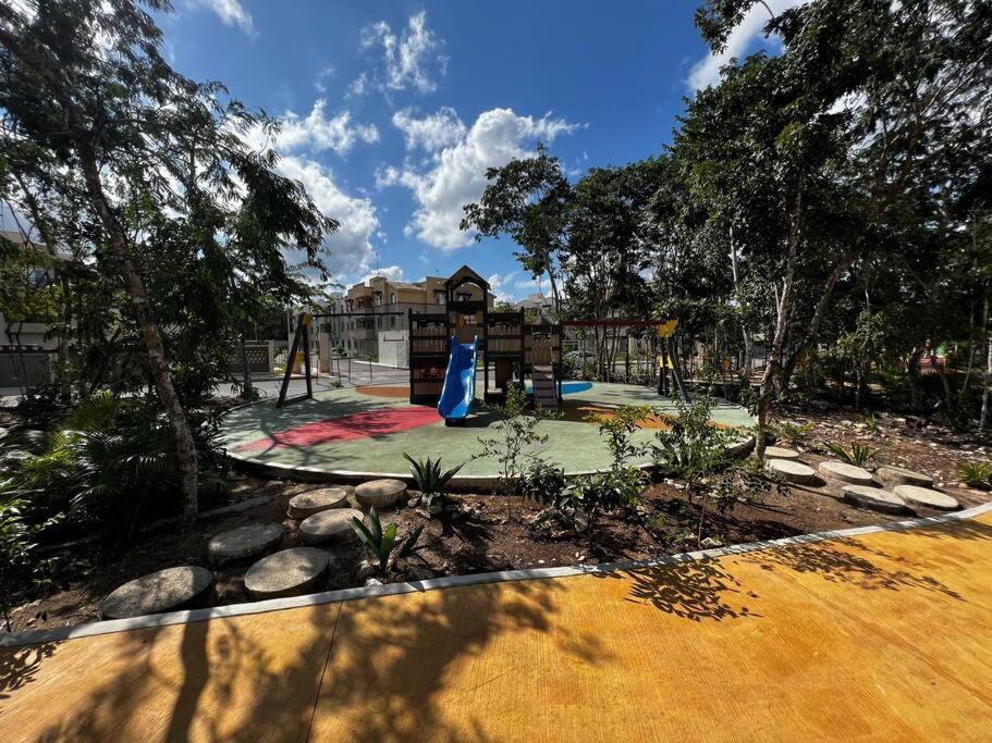 Angels Beach Condo Con Piscina, Parking Y Parque Плая-дель-Кармен Экстерьер фото