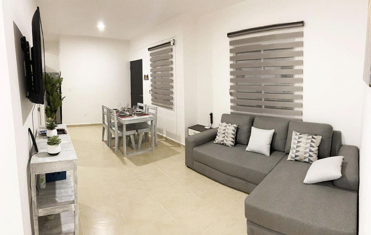 Angels Beach Condo Con Piscina, Parking Y Parque Плая-дель-Кармен Экстерьер фото